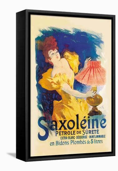 Saxoleine-Jules Ch?ret-Framed Stretched Canvas