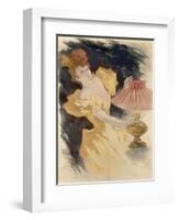 Saxoleine-Jules Chéret-Framed Giclee Print