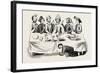 Saxon Banquet from a Ms. in the Cotton Library-null-Framed Giclee Print