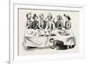 Saxon Banquet from a Ms. in the Cotton Library-null-Framed Giclee Print