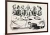 Saxon Banquet from a Ms. in the Cotton Library-null-Framed Giclee Print