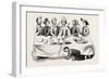 Saxon Banquet from a Ms. in the Cotton Library-null-Framed Giclee Print