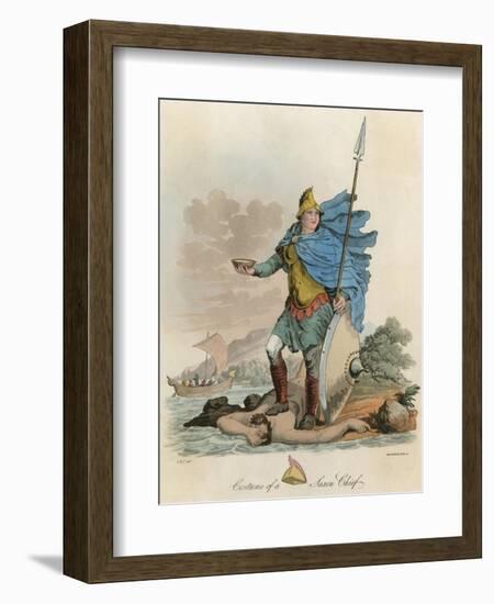 Saxon Chief Ca 800-Charles Hamilton Smith-Framed Art Print