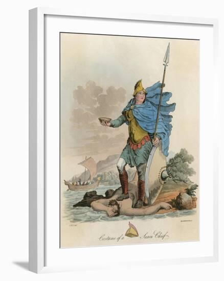 Saxon Chief Ca 800-Charles Hamilton Smith-Framed Art Print