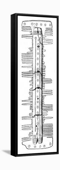 Saxon Comb-null-Framed Stretched Canvas