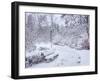 Saxon Garden, winter, Warsaw, Masovian Voivodeship, Poland, Europe-Karol Kozlowski-Framed Photographic Print