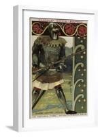 Saxon Infantryman, 14th Century-null-Framed Giclee Print