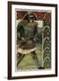 Saxon Infantryman, 14th Century-null-Framed Giclee Print