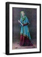 Saxon Lady-null-Framed Giclee Print