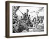 Saxon Raiders-Richard Caton Woodville II-Framed Giclee Print