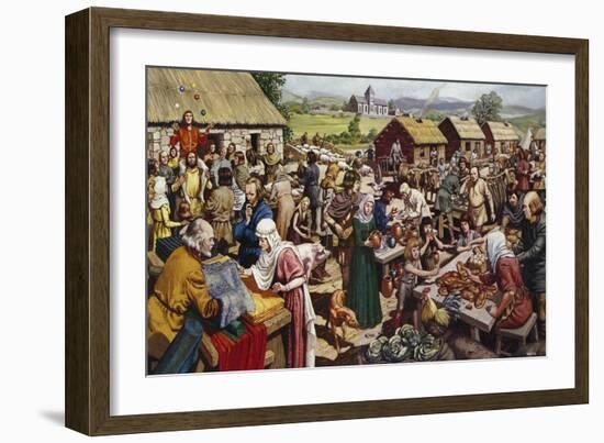 Saxon Village Fair-Mike White-Framed Giclee Print