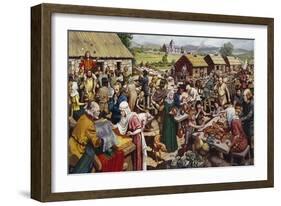 Saxon Village Fair-Mike White-Framed Giclee Print