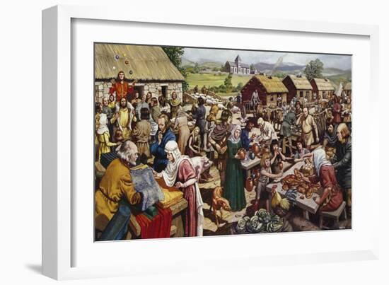 Saxon Village Fair-Mike White-Framed Giclee Print