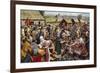 Saxon Village Fair-Mike White-Framed Giclee Print