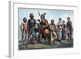 Saxon Warrior-Stefano Bianchetti-Framed Giclee Print