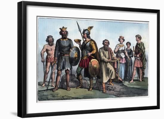 Saxon Warrior-Stefano Bianchetti-Framed Giclee Print