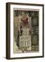 Saxon Woman's Costume, Germany, 19th Century-null-Framed Giclee Print