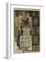 Saxon Woman's Costume, Germany, 19th Century-null-Framed Giclee Print