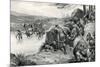 Saxons Ambush Danes-G.F. Scott Elliot-Mounted Premium Giclee Print