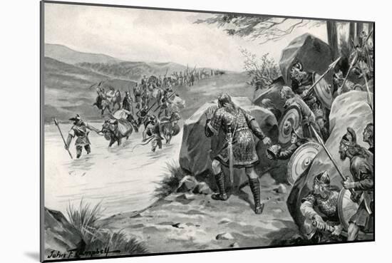 Saxons Ambush Danes-G.F. Scott Elliot-Mounted Art Print