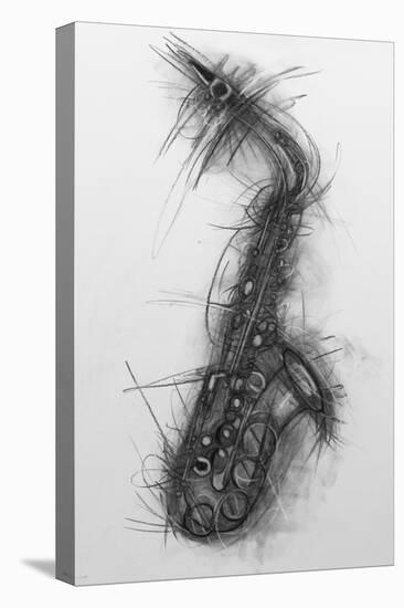 Saxophone 2005-Penny Warden-Stretched Canvas