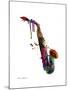 Saxophone 2-Mark Ashkenazi-Mounted Giclee Print