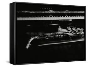 Saxophone and Piano, the Fairway, Welwyn Garden City, Hertfordshire, 7 May 2000-Denis Williams-Framed Stretched Canvas
