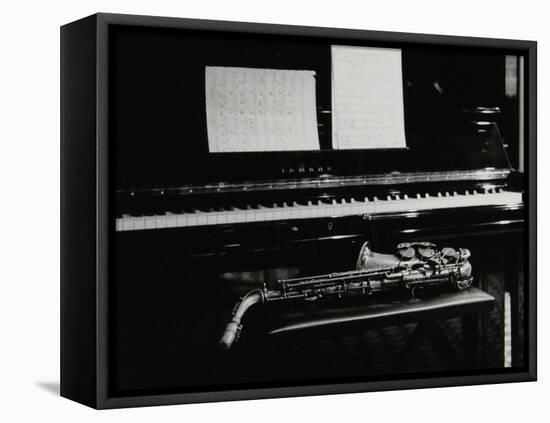 Saxophone and Piano, the Fairway, Welwyn Garden City, Hertfordshire, 7 May 2000-Denis Williams-Framed Stretched Canvas