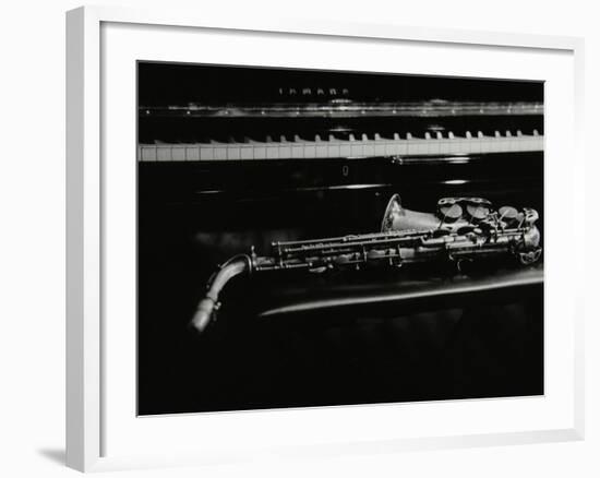 Saxophone and Piano, the Fairway, Welwyn Garden City, Hertfordshire, 7 May 2000-Denis Williams-Framed Photographic Print