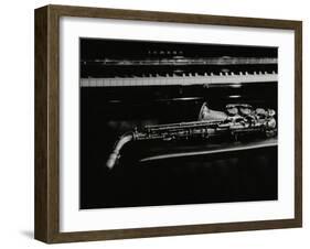 Saxophone and Piano, the Fairway, Welwyn Garden City, Hertfordshire, 7 May 2000-Denis Williams-Framed Photographic Print