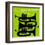 Saxophone Colossus Sonny Rollins (Gold Color Variation)-null-Framed Art Print