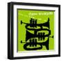 Saxophone Colossus Sonny Rollins (Gold Color Variation)-null-Framed Art Print