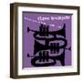 Saxophone Colossus Sonny Rollins (Green Color Variation)-null-Framed Art Print