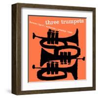 Saxophone Colossus Sonny Rollins (Orange Color Variation)-null-Framed Art Print