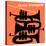 Saxophone Colossus Sonny Rollins (Orange Color Variation)-null-Stretched Canvas