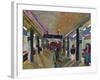 Saxophone in the Subway-Zhang Yong Xu-Framed Giclee Print