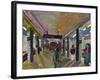 Saxophone in the Subway-Zhang Yong Xu-Framed Giclee Print