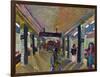 Saxophone in the Subway-Zhang Yong Xu-Framed Giclee Print