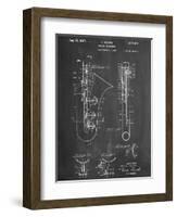 Saxophone Patent-null-Framed Art Print