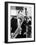 Saxophone Player Jimmy Giuffre at International Jazz Festival February 20, 1960-null-Framed Photo