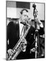 Saxophone Player Jimmy Giuffre at International Jazz Festival February 20, 1960-null-Mounted Photo