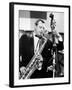 Saxophone Player Jimmy Giuffre at International Jazz Festival February 20, 1960-null-Framed Photo