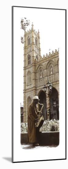 Saxophone Player-Jean Onesti-Mounted Art Print