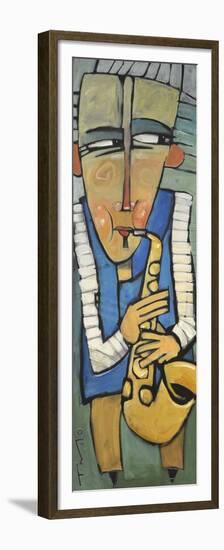 Saxophone Player-Tim Nyberg-Framed Premium Giclee Print