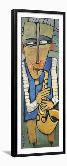 Saxophone Player-Tim Nyberg-Framed Premium Giclee Print