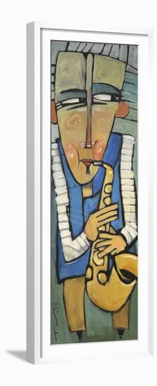 Saxophone Player-Tim Nyberg-Framed Premium Giclee Print