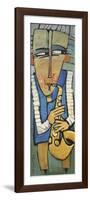 Saxophone Player-Tim Nyberg-Framed Giclee Print