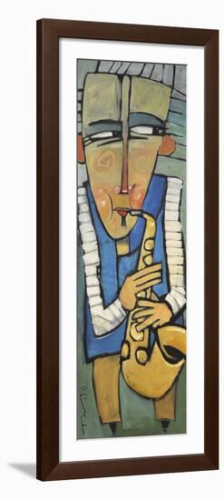 Saxophone Player-Tim Nyberg-Framed Giclee Print