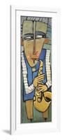 Saxophone Player-Tim Nyberg-Framed Giclee Print