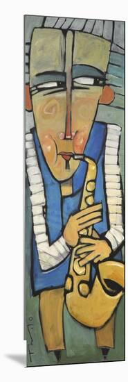 Saxophone Player-Tim Nyberg-Mounted Giclee Print